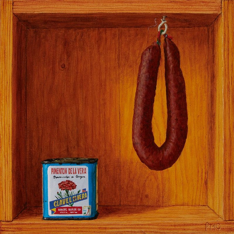 How to Pronounce Chorizo and Other First World Problems, (right) acrylic on canvas, 30x30cm, €970